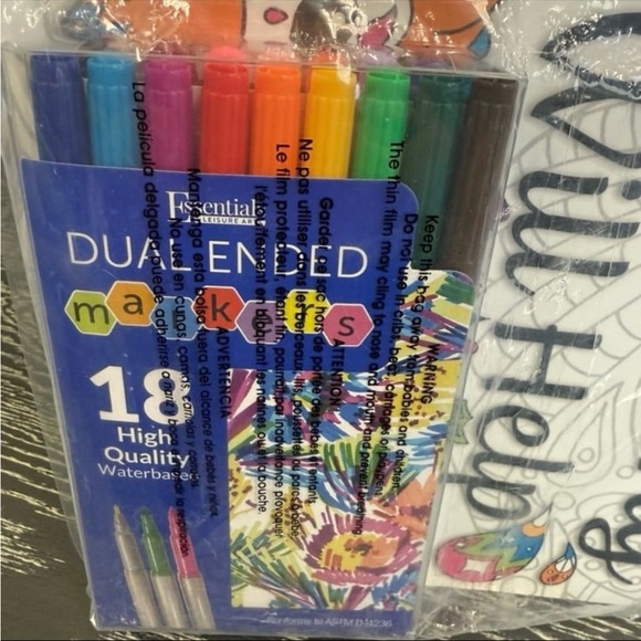 Maybe Swearing Will Help Adult Coloring Book & Markets Set for Adults Relaxation - Picture 4 of 4